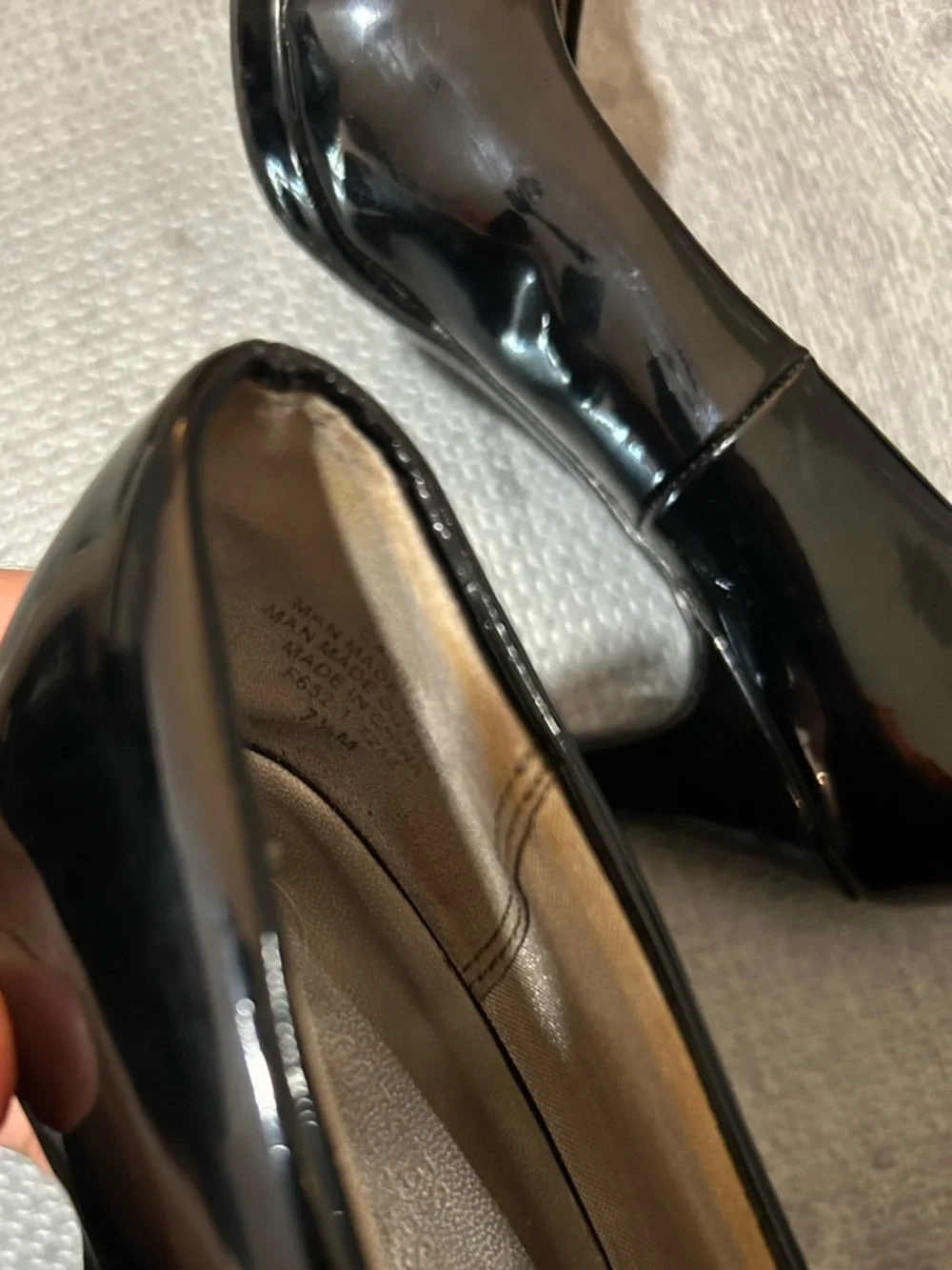 Mootsies Tootsies shiny black